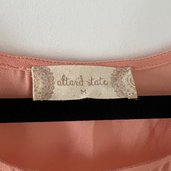 Altar'd State Dresses Nwt Altard State Midi Tiered Coral Pink